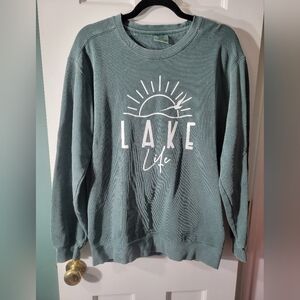 Comfort Colors Dusty Teal Crewneck Sweatshirt